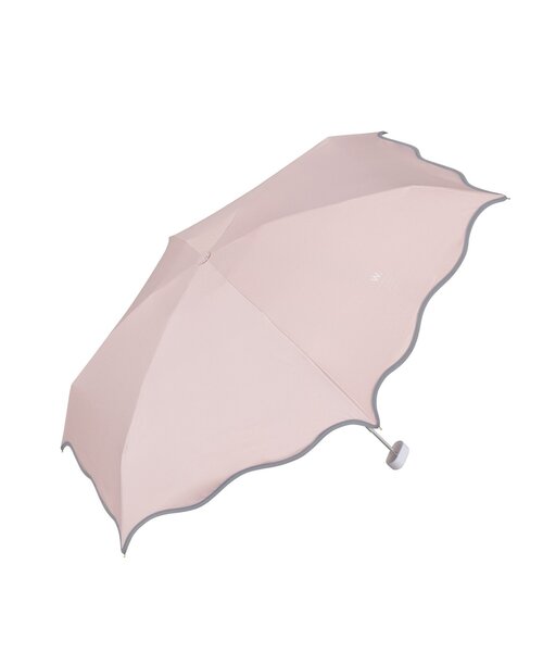 BIRTHDAY BAR 折りたたみ傘 WAVE PIPING PARASOL mini 遮光