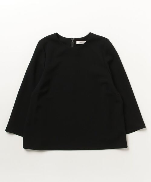 「Demi-Luxe BEAMS」 7分袖ブラウス 38 ブラック レディース