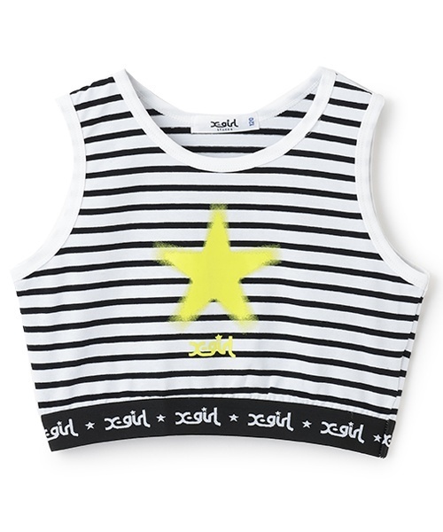 X-girl Stages（エックスガールステージス） タンクトップ 肌着 スター