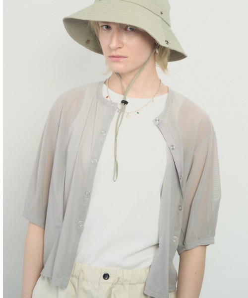 Muel Chic カーディガン Luxe tulle cardigan リュクスチュール