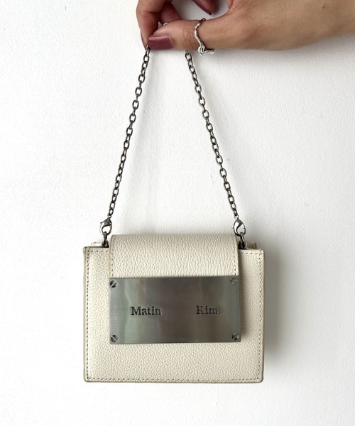 Matin Kim ミニ財布　新品　未開封　キルティング MATIN KIM マーティンキム 折りたたみ財布 ミニ財布 ブラック