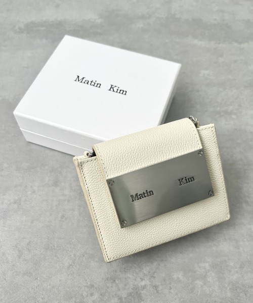 【即発】マーティンキム ACCORDION WALLET WHITE Matin Kim マーティンキム 財布 アコーディオンウォレット