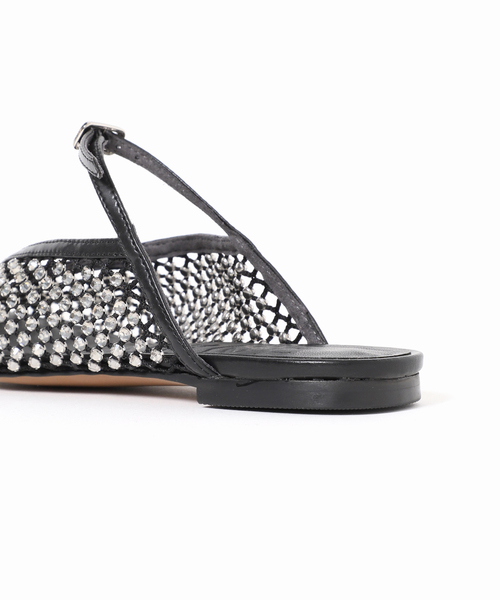 Le Talon GRISE シューズ GRISEビジューネットミュール