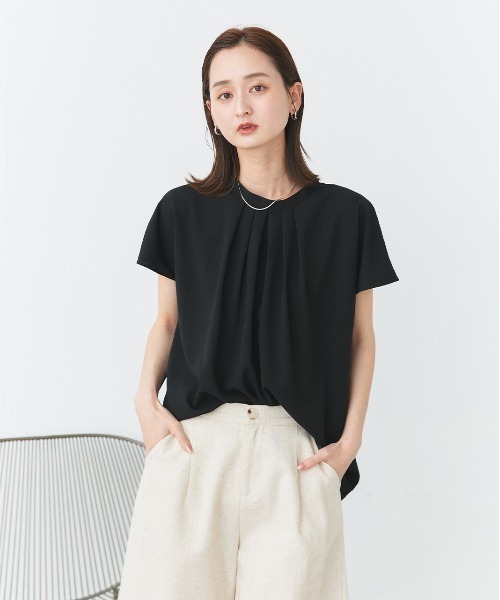 ブラウス シャツ タックフレンチシャツ レディース MISCH MASCH ブラウス シャツ WEB限定 2025春夏新作 フロント
