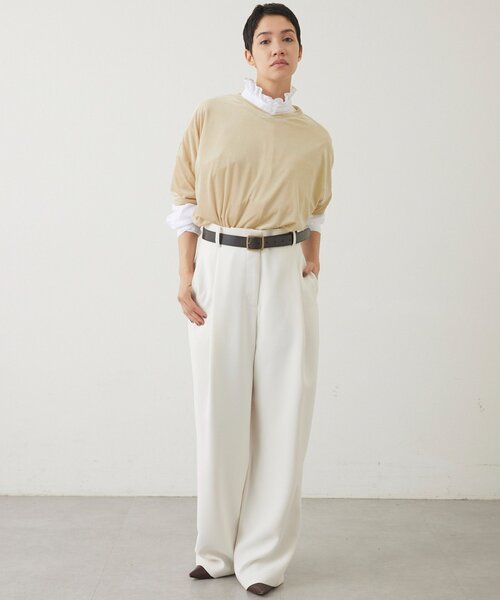 THE PAUSE ベルト 「THE PAUSE」スクエアバックルベルト レディース