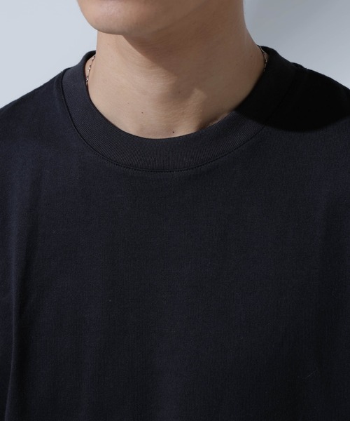 「NANO universe」 半袖Tシャツ L ホワイト メンズ