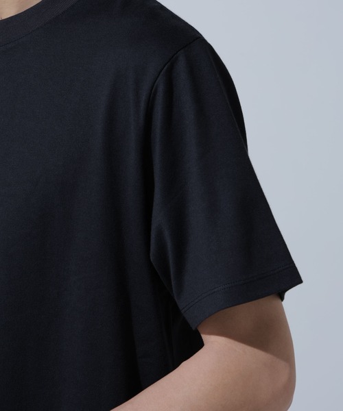 「NANO universe」 半袖Tシャツ L ホワイト メンズ