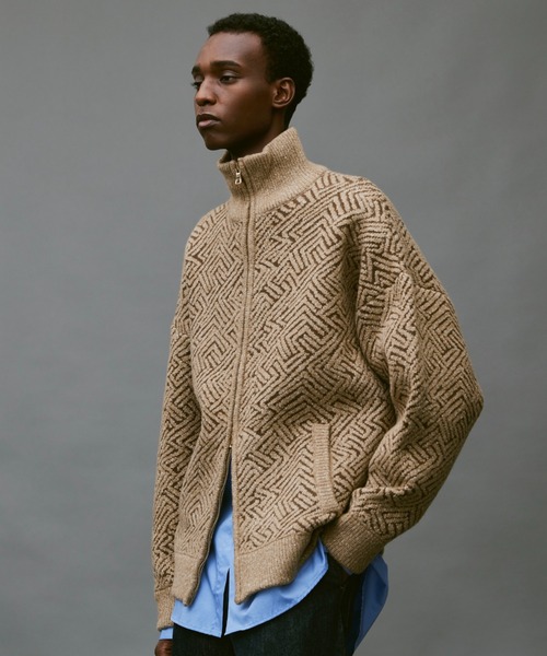 soerte ニットカーディガン 2 ベージュ メンズ : ZOZOTOWN Yahoo!店