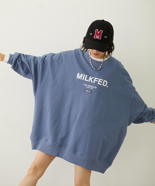 MILKFED.（ミルクフェド） トレーナー スウェット STENCIL AND BAR
