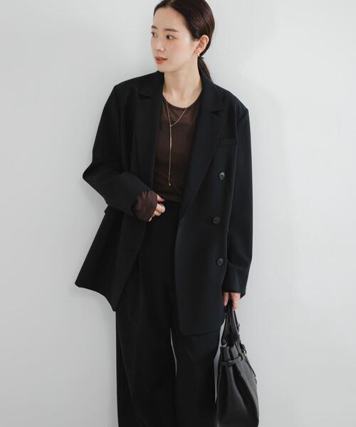 クロ　DOUDOU アーバンリサーチ　グレー テーラードジャケット URBAN RESEARCH（アーバンリサーチ）の「サマーウール ドライタッチ 2B