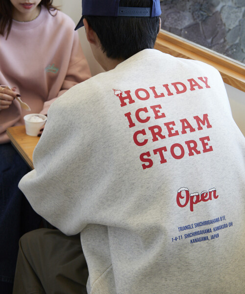 【HOLIDAY × FREAK'S STORE】別注ロングTシャツ FREAK'S STORE（フリークスストア） tシャツ 限定展開 HOLIDAY