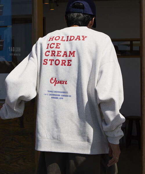 【HOLIDAY × FREAK'S STORE】別注ロングTシャツ FREAK'S STORE（フリークスストア） tシャツ 限定展開 HOLIDAY