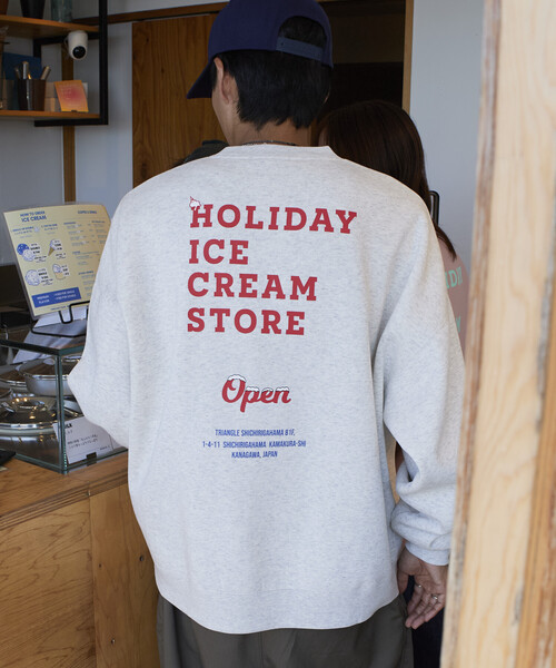 FREAK'S STORE - 【HOLIDAY × FREAK'S STORE】別注ロングTシャツ FREAK'S STORE（フリークスストア） tシャツ 限定展開 HOLIDAY
