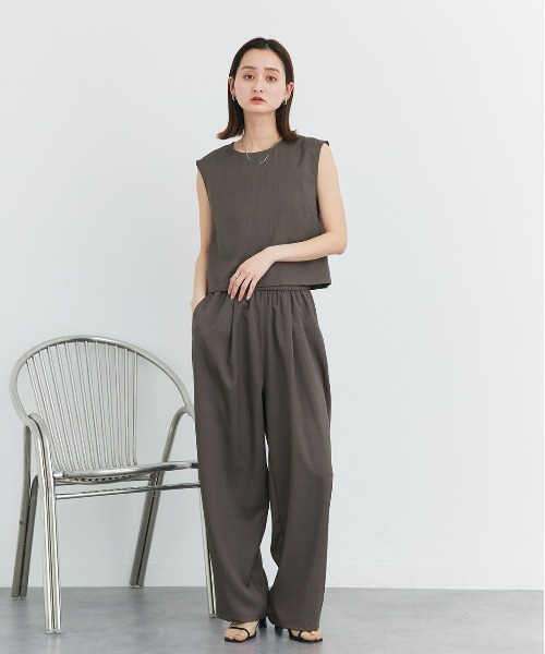 「ad thie」 セットアップ FREE チャコール レディース_画像3