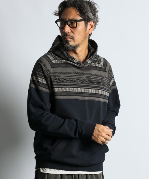 【新品未使用タグ付き】オリジナルアート ジャガードパーカ　ユニセックス The DUFFER of ST.GEORGE（ザダファーオブセントジョージ） パーカー