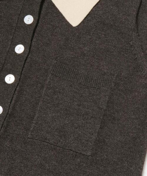 URBAN RESEARCH Sonny Label ワンピース 「WEB限定」ニットポロ