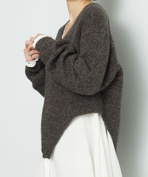 イウエンマトフ AEWEN MATOPHゆったりオーバーサイズウールニット AEWEN MATOPH（イウエン マトフ） ニット セーター 「AEWEN MATOPH