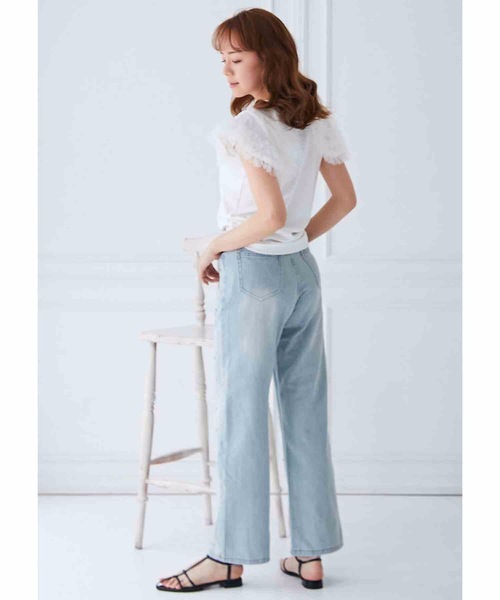 「M y u」 半袖カットソー SM ブラック レディース_画像5