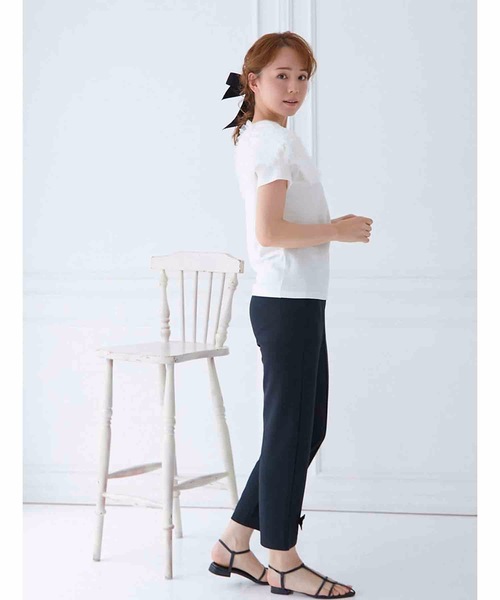 「M y u」 半袖カットソー SM ブラック レディース_画像6