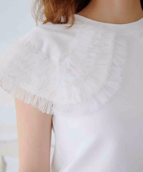 「M y u」 半袖カットソー SM ブラック レディース_画像8