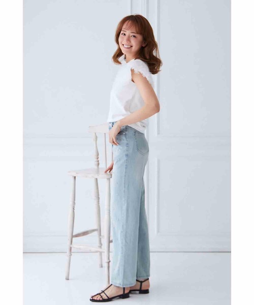 「M y u」 半袖カットソー SM ブラック レディース_画像9