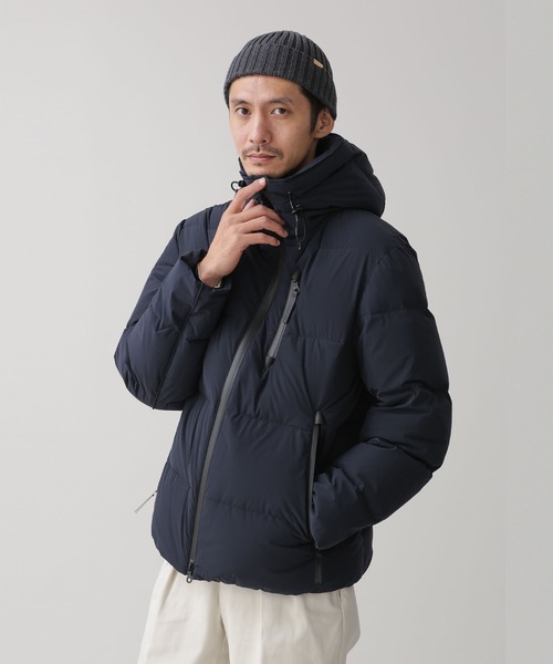 nishikawa nano universe ブラックダウンジャケット NANO universe（ナノ・ユニバース） ダウンジャケット「NISHIKAWA