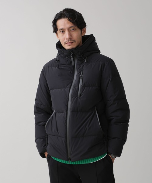 nishikawa nano universe ブラックダウンジャケット NANO universe（ナノ・ユニバース） 「NISHIKAWA」ダウンジャケット M
