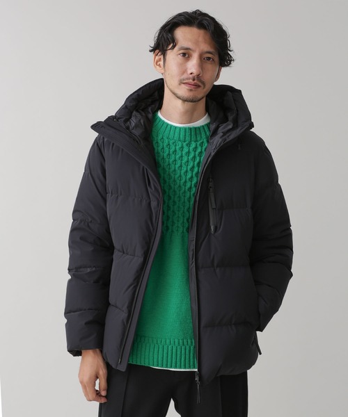 nishikawa nano universe ブラックダウンジャケット NANO universe（ナノ・ユニバース） 「NISHIKAWA」ダウンジャケット M