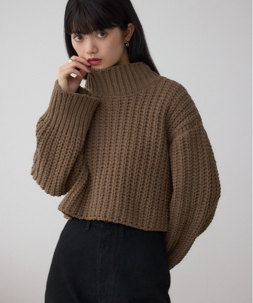クロエ 20AW ニット セーター ハイネック ウール 無地 トップス Chloe - クロエ 20AW ニット セーター ハイネック ウール 無地