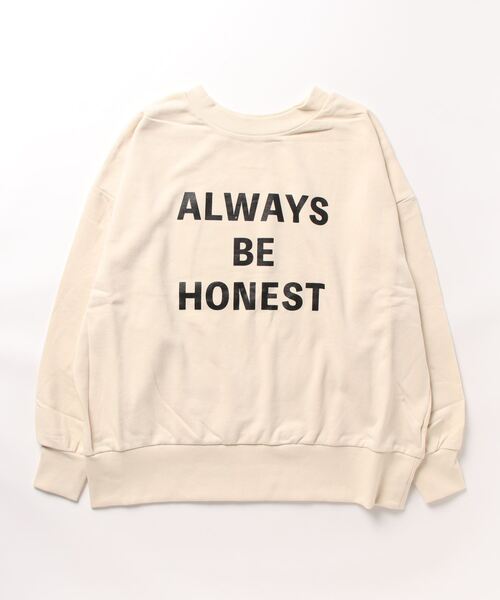 「DouDou」 スウェットカットソー FREE アイボリー レディース_画像2