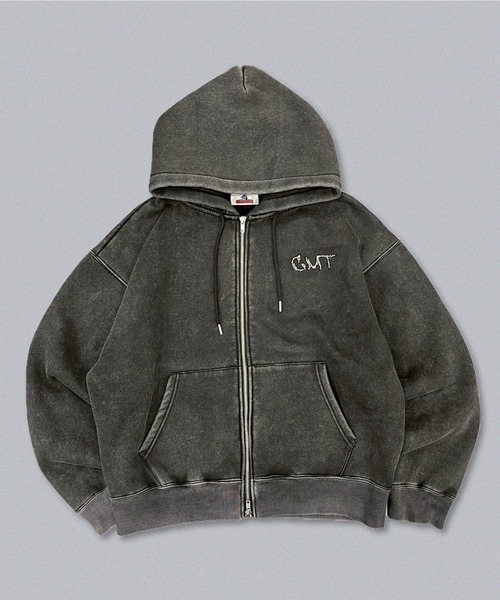 centimeter（センチメーター） パーカー CMT ruler rhinestone zip