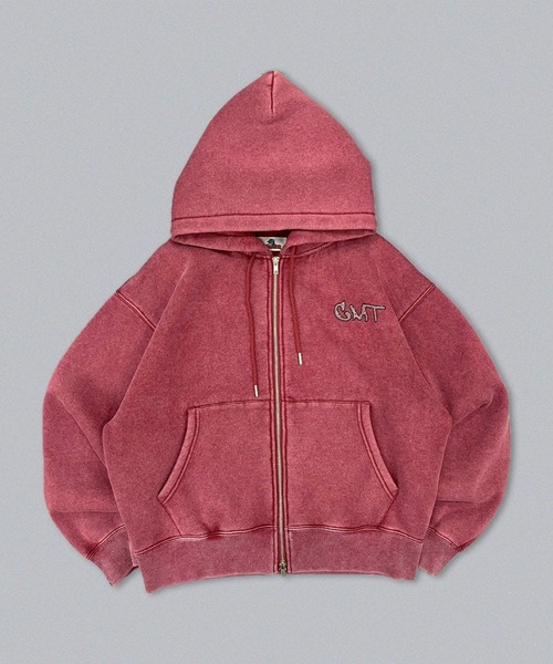 centimeter（センチメーター） パーカー CMT ruler rhinestone zip
