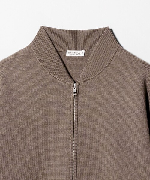 BEAUTY＆YOUTH UNITED ARROWS カーディガン ミラノ ジップ ジャケット
