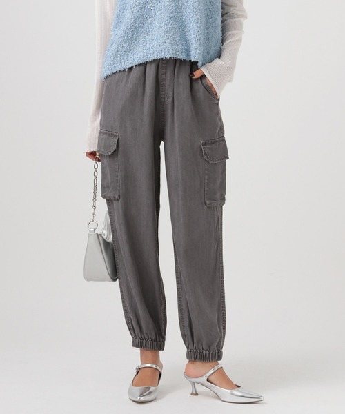 「BAYFLOW」 カーゴパンツ MEDIUM インディゴブルー レディース_画像5