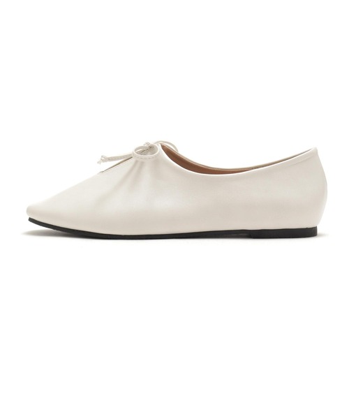 「SOROTTO」 フラットパンプス 23.5cm グレー レディース_画像5