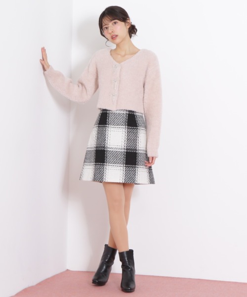 JILL ペプラムビジューカーディガン JILL by JILL STUART（ジルバイジルスチュアート） カーディガン