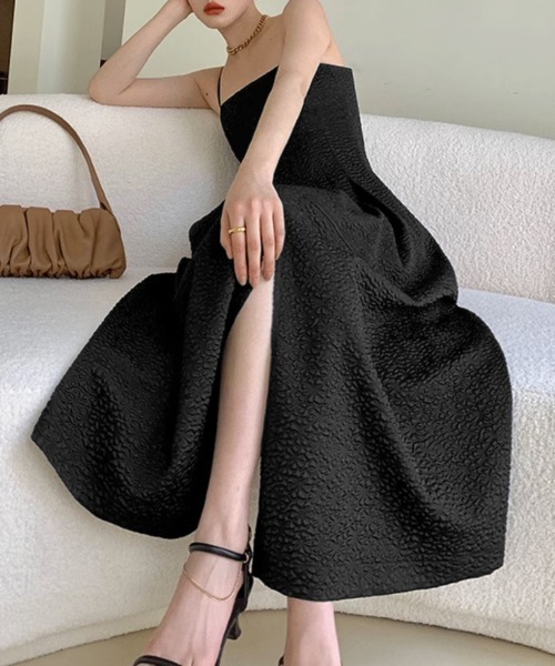 「Miniministore」 キャミソールワンピース X-LARGE ブラック レディース_画像4