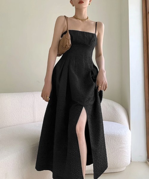 「Miniministore」 キャミソールワンピース X-LARGE ブラック レディース_画像6