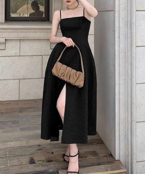 「Miniministore」 キャミソールワンピース X-LARGE ブラック レディース_画像7