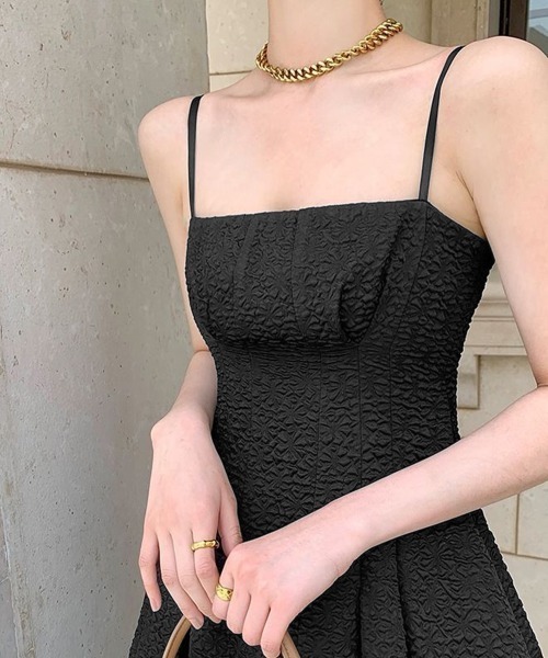 「Miniministore」 キャミソールワンピース X-LARGE ブラック レディース_画像8