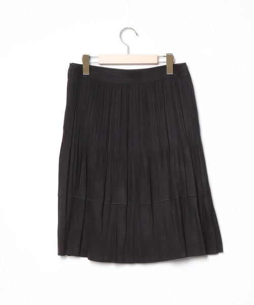 ルイヴィトン　現行　スカート　フレア　黒　シルク混　３８　M　レディース RUIRUE BOUTIQUE（ルイルエブティック） スカート ストレッチ
