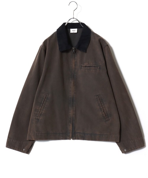 ブルゾン アウター ダック ワークジャケット/ジップブルゾン/春