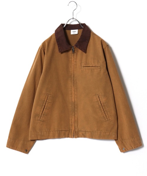 ブルゾン アウター ダック ワークジャケット/ジップブルゾン/春