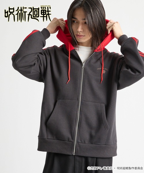 パーカー 「呪術廻戦」「ZOZO期間限定販売」サイドライン配色 オーバー