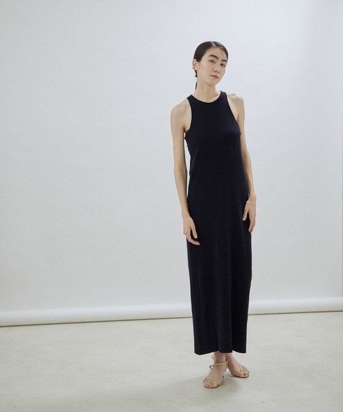 「SALON adam et rope'」 ノースリーブワンピース FREE ブラック系その他 レディース_画像2