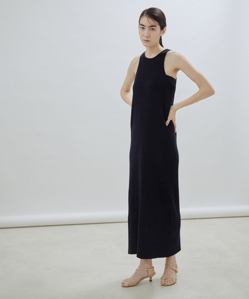 「SALON adam et rope'」 ノースリーブワンピース FREE ブラック系その他 レディース_画像8