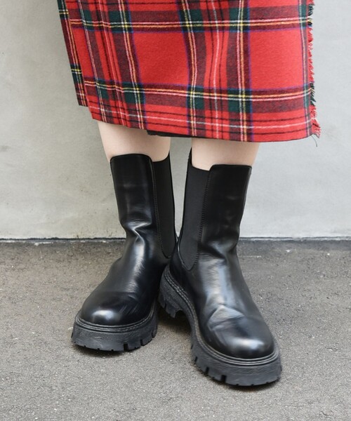 「SHIPS any」 ブーツ 37 ブラウン レディース_画像4