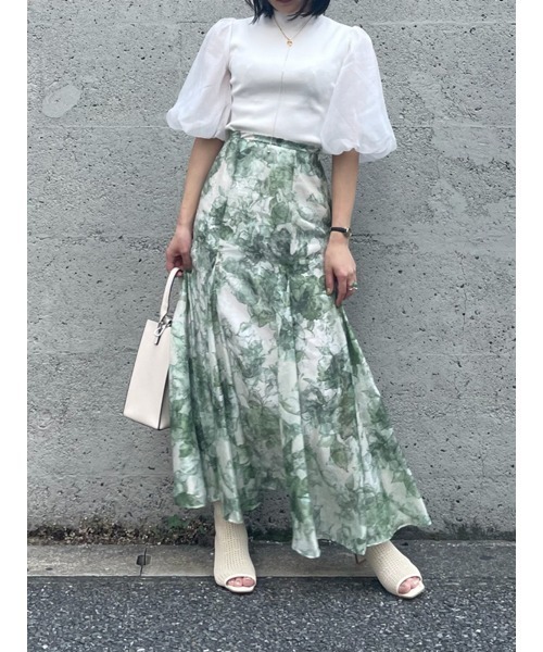 「FRAY I.D」 半袖ニット FREE ホワイト レディース_画像4