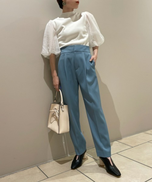 「FRAY I.D」 半袖ニット FREE ホワイト レディース_画像6