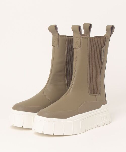 「PUMA」 ブーツ 25.0cm ブラック レディース_画像4